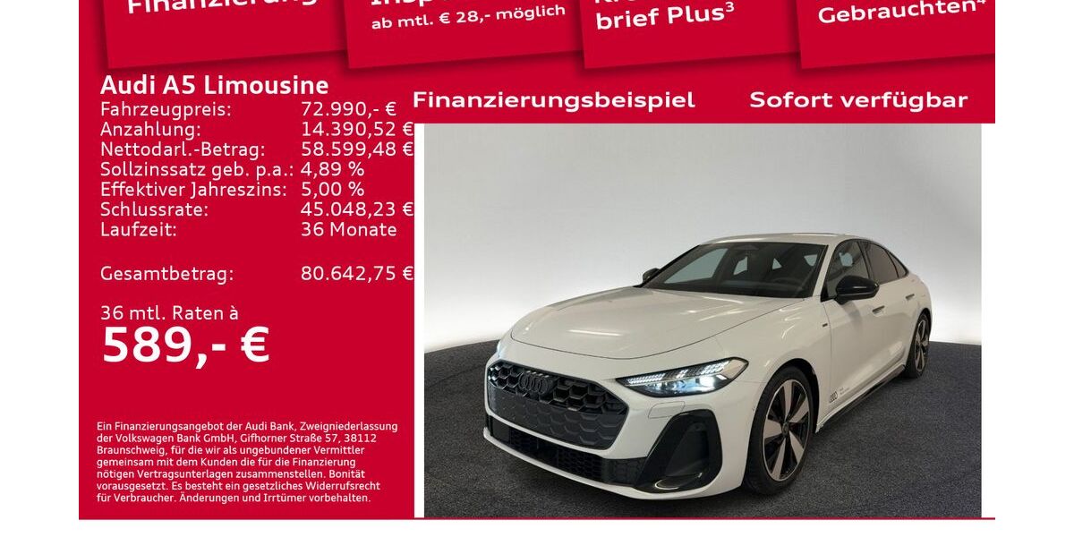 Audi A5 6.001 km 72.990 &euro; Berlin 12489