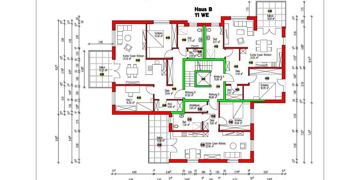 Etagenwohnung Gernsbach - 2 Zimmer, 74 m&sup2;, 1.108&euro; | Angebot:26594303