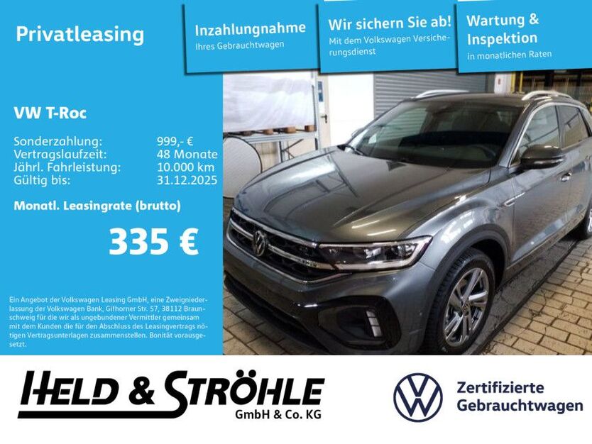 VW T-Roc 3.978 km 30.910 € Neu-Ulm 89231