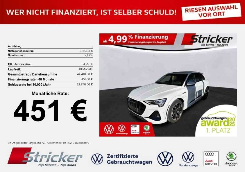 Audi e-tron 41.358 km 37.939 &euro; Detmold 32760