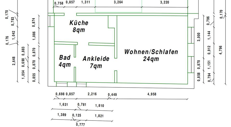 Hochparterre Oranienbaum-Wörlitz Wörlitz - 1 Zimmer, 43 m&sup2;, 350&euro; | Angebot:26337325