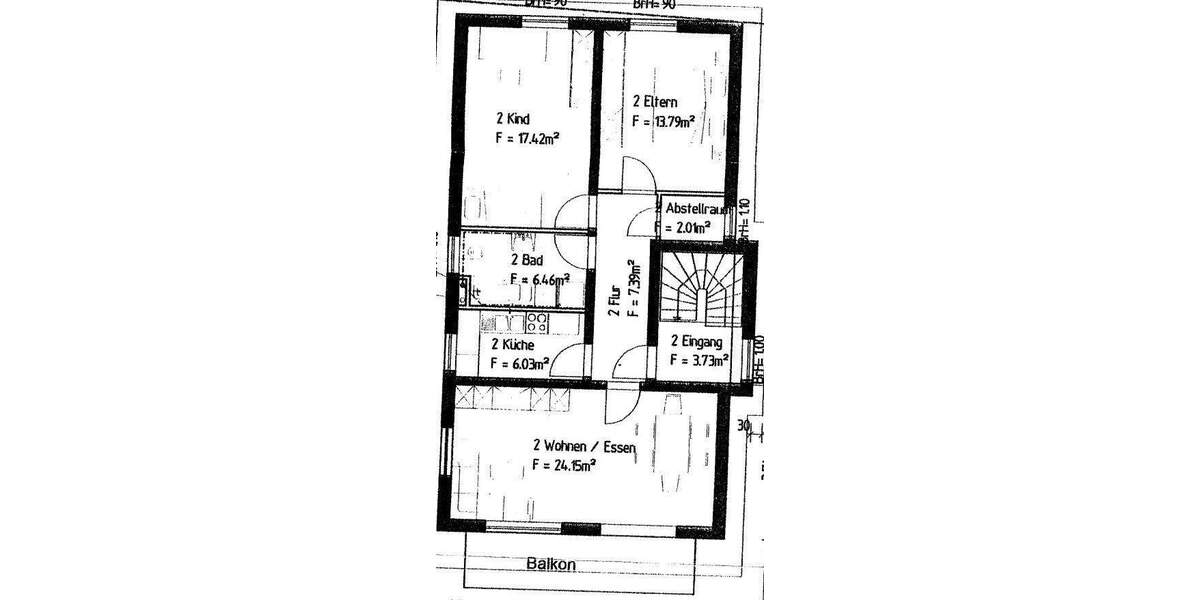 Etagenwohnung Endingen Königschaffhausen - 3 Zimmer, 80 m&sup2;, 860&euro; | Angebot:26796637