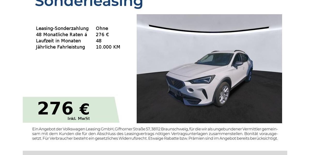 Cupra Formentor 36.200 km 22.980 &euro; Magdeburg 39118
