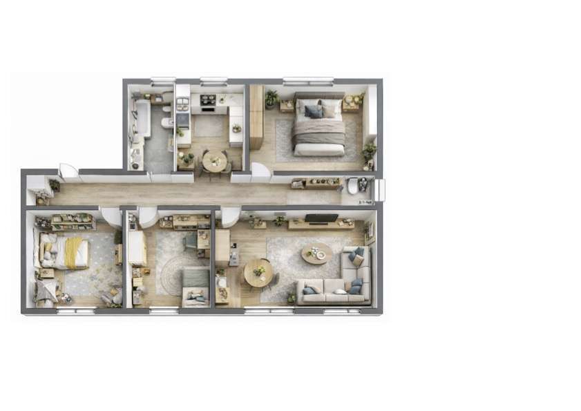 Etagenwohnung Weißwasser - 4 Zimmer, 83 m&sup2;, 64.800&euro; | Angebot:26386896