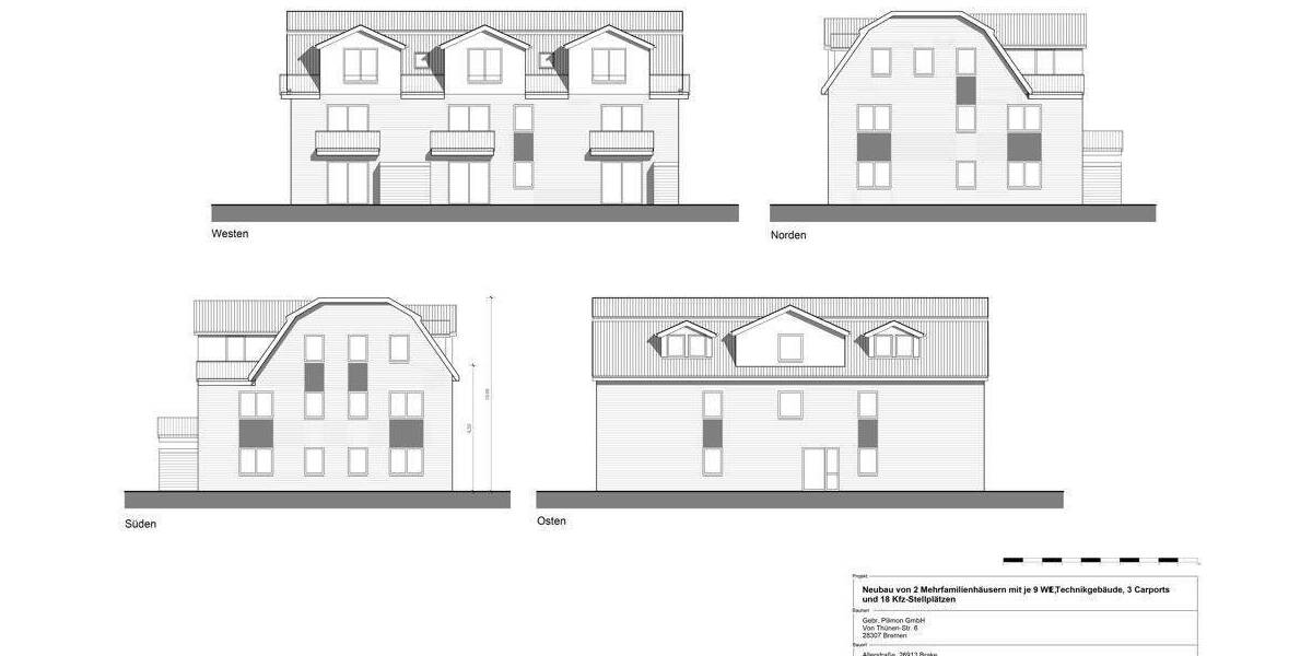 Etagenwohnung Brake - 3 Zimmer, 74 m&sup2;, 260.000&euro; | Angebot:25729041