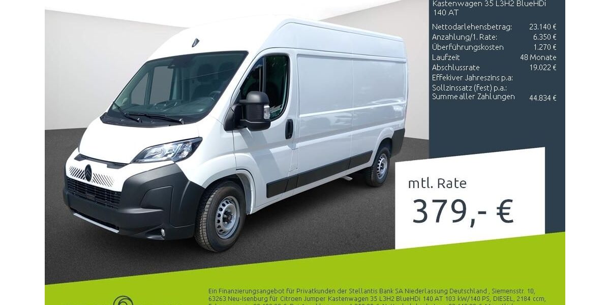 Citroen Jumper 19.800 km 28.970 &euro; Dortmund 44263