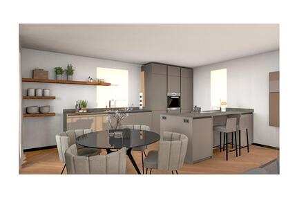 Exklusive Wohnung mit hochwertiger Designer-Möblierung und atemberaubendem Blick über Bad Bentheim!
