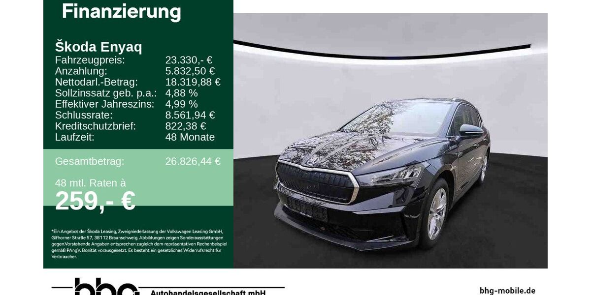 Skoda Enyaq 22.132 km 23.330 &euro; Lörrach 79540